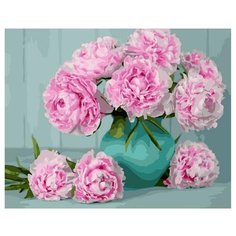 Картина по номерам GX 38995 Пионы в вазочке 40*50 Paintboy