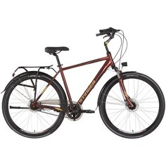 Городской велосипед Stinger Vancouver Evo (2018) brown 60 см (требует финальной сборки)