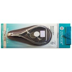Маникюрные кусачки Zinger MC-350 FD K2N ручной заточки, с кожаным футляром