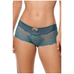 Empreinte Трусы шорты Anna с цветочным кружевом, размер 46, бирюзовый