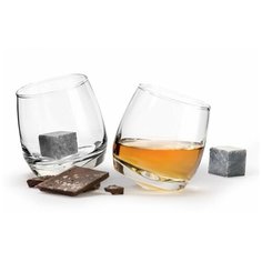 SagaForm Набор стаканов для виски с кубиками для охлаждения Club, 200 мл, 2 шт