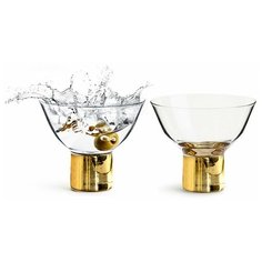 SagaForm Набор коктейльных рюмок Gold Club, 150 мл, 2 шт