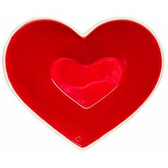 SagaForm Блюдо "Сердце" терракота Winter