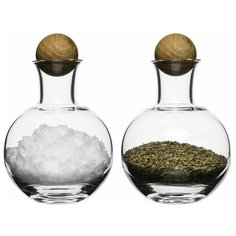SagaForm Набор ёмкостей для специй с дубовыми крышками Nature