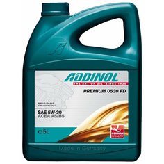 Синтетическое моторное масло ADDINOL Premium 0530 FD SAE 5W-30, 5 л