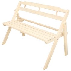 Скамейка KETT-UP KU100.2, натуральное дерево