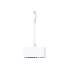 Разъем Apple Lightning (m) - VGA (f)/Lightning (f) (MD825ZM/A), белый