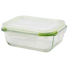 Eley Контейнер ELP2401G, 11.2x15.3 см, прозрачный/зеленый