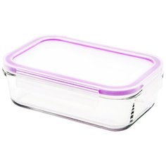 Eley Контейнер ELH3401P, 10.8x15.7 см, прозрачный/баклажан