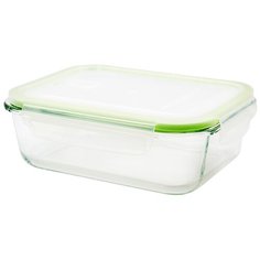 Eley Контейнер ELP2403G, 15.4x20.7 см, прозрачный/зеленый