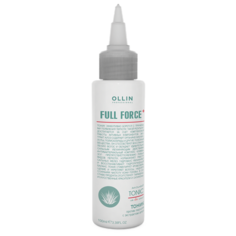 OLLIN Professional Full Force Тоник против перхоти с экстрактом алоэ для волос и кожи головы, 100 мл