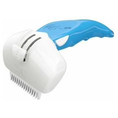 Щетка-триммер FoOlee Easee Dog Small с 2 гребёнками 4.5 см, синий