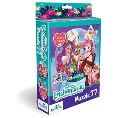 Пазл Origami Enchantimals Милашка с 4 магнитами (4710), 77 дет.