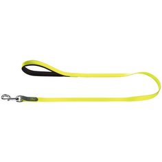 Поводок для собак HUNTER Convenience neon yellow 1.2 м 15 мм