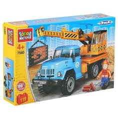 Конструктор ГОРОД МАСТЕРОВ Стройка 7580 ЗИЛ кран