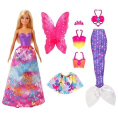 Набор игровой Barbie Дримтопия 3 в 1 кукла+аксессуары, GJK40