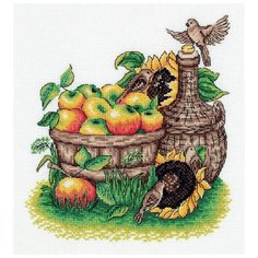 Klart Набор для вышивания Урожай яблок 21 х 22 см (8-344)