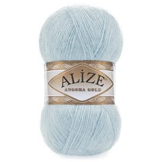 Пряжа Alize Angora Gold однотонная, 20 % шерсть, 80 % акрил, 100 г, 550 м, 114 мята