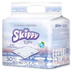 Одноразовые пеленки Skippy Light 60х40 30 шт. 1 шт.