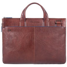 Сумка PIQUADRO, натуральная кожа, темно-коричневый