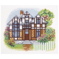 Klart Набор для вышивания Дом на Садовой улице 16.5 x 14 см (8-255)