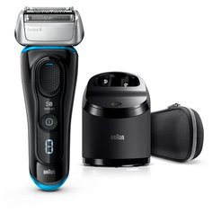 Электробритва Braun 8385cc Series 8, черный/синий