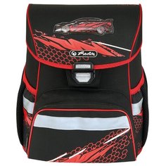 Herlitz Ранец Loop Driven (50025862), черный/красный