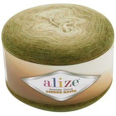 Пряжа Alize Angora Gold Ombre Batik, 20 % шерсть, 80 % акрил, 150 г, 825 м, 4 шт., 7355