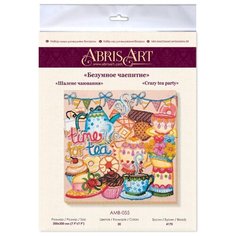 ABRIS ART Набор-миди для вышивания бисером Безумное чаепитие 20 х 20 см (AMB-055)