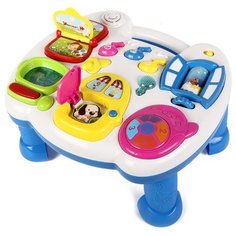 Интерактивная развивающая игрушка Zhorya Умный Я (ZY216429), белый/синий