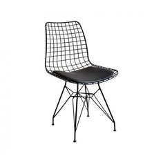 Стул Cilek Dark Metal, металл/искусственная кожа, цвет: черный