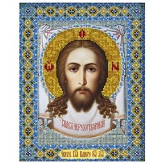 Паутинка Набор для вышивания бисером Спас Нерукотворный 20 x 25 см (Б1023)
