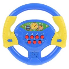 Развивающая игрушка Умка Музыкальный руль Еду на машине, синий