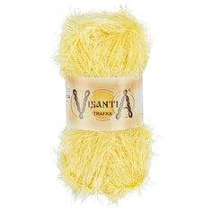 Пряжа Visantia Trafka, 100 % полиэстер, 100 г, 150 м, 5 шт., №0048 светло-желтый