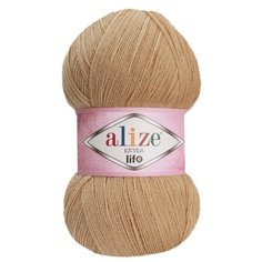 Пряжа Alize Extra Life, 100 % акрил, 100 г, 480 м, 5 шт., 920 светло-бежевый