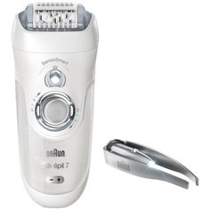 Эпилятор Braun 7-870 Silk-epil 7 белый/серый