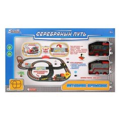 Железная дорога Наша Игрушка Останови крушение, длина пути 392 см, свет, звук (SW7219L)