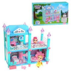 Домик для кукол Наша Игрушка звук, 93 предмета (326-D1)