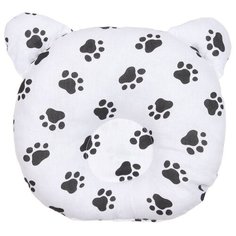 Подушка анатомическая Amarobaby First Pillow (Лапки черные)