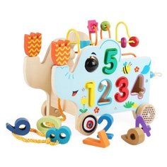 Каталка-сортер Наша Игрушка лабиринт "Слон", 5 цифр (zxl2019100904-19А)