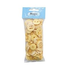 Пуговицы ассорти Палитра 100г/упак (Кремовый) Magic Buttons