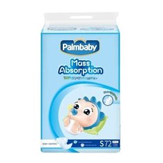 Palmbaby подгузники Mass Absorption (4-8 кг), 72 шт.