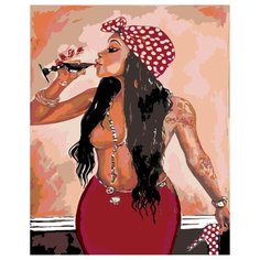 Пикантная дама Раскраска по номерам на холсте Живопись по номерам ARTH-AH159 40х50