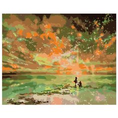 Неземное небо 2 Раскраска картина по номерам на холсте KTMK-553991 40х50