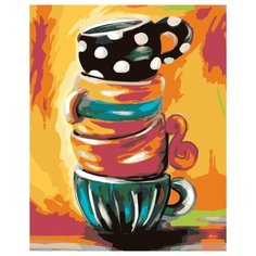 Чашки для гостей Раскраска картина по номерам на холсте RA218 40х50