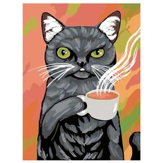 Утренний чай Раскраска картина по номерам на холсте A130 30х40