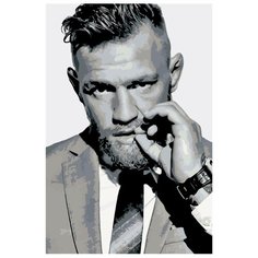 Боец Раскраска по номерам на холсте Живопись по номерам KTMK-803247 40х60