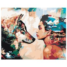 Единство взгляда Раскраска по номерам на холсте Живопись по номерам KTMK-90744 40х50