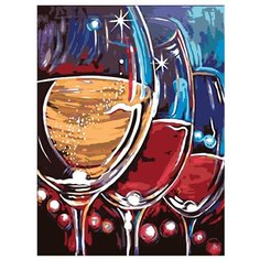 Звон бокалов Раскраска по номерам на холсте Живопись по номерам RA113 30х40
