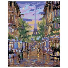 Воспоминания о Париже Раскраска по номерам на холсте Живопись по номерам RF09 40х50